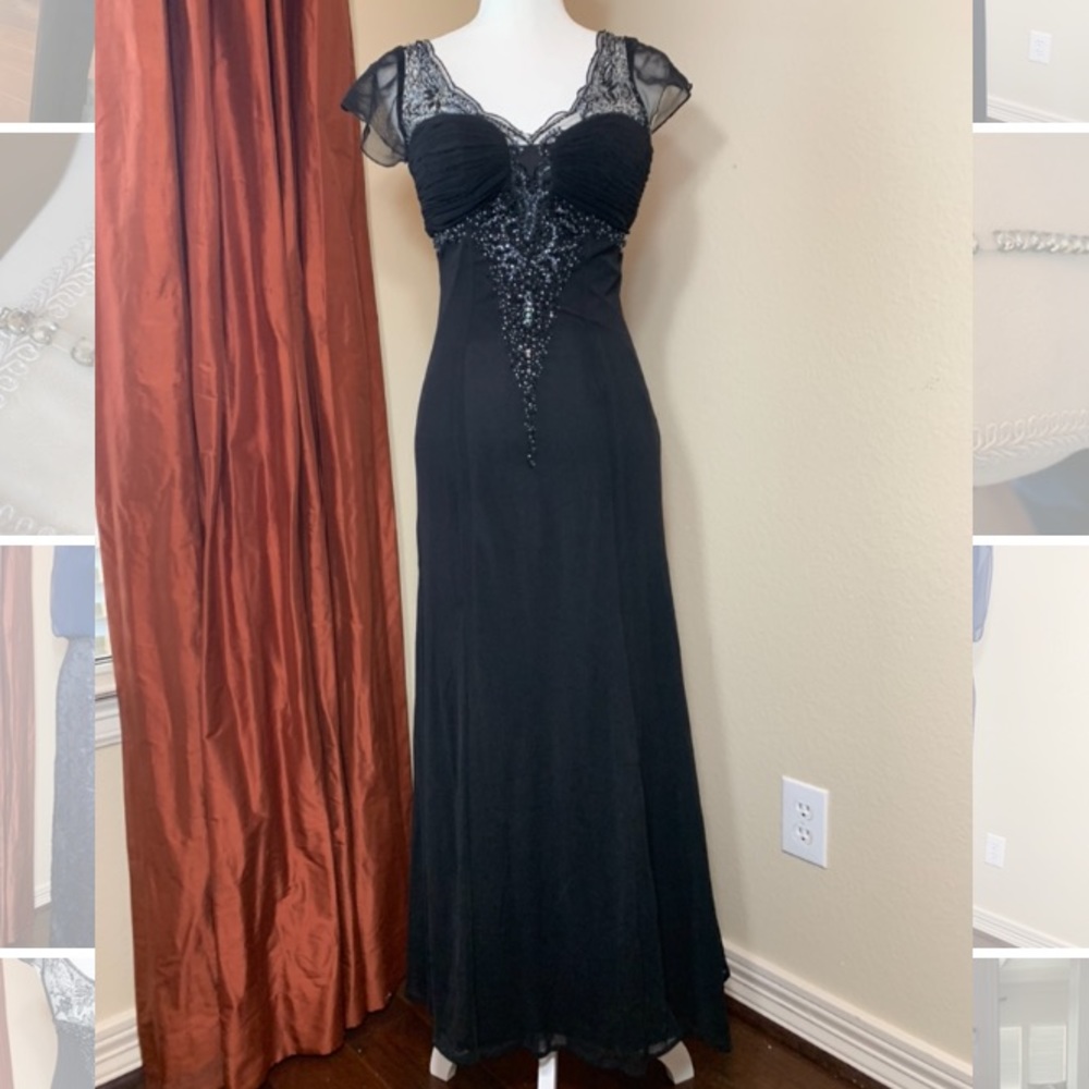 STUNNING Dave & Johnny evening gown